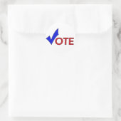 Stemkiezer Ronde Sticker (Tas)