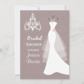 Stemkleding Chandelier Bridal - Uitnodiging (Voorkant)