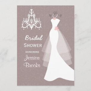 Stemkleding Chandelier Bridal - Uitnodiging