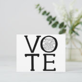 Stemkwesties Briefkaart (Staand voorkant)