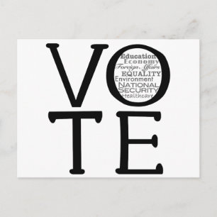 Stemkwesties Briefkaart