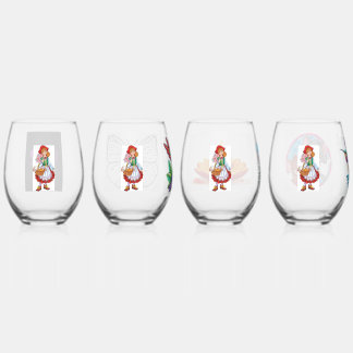 Stemloos wijnglas wijnglas zonder voet