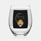 Stemloos wijnglas wijnglas zonder voet (Achterkant)