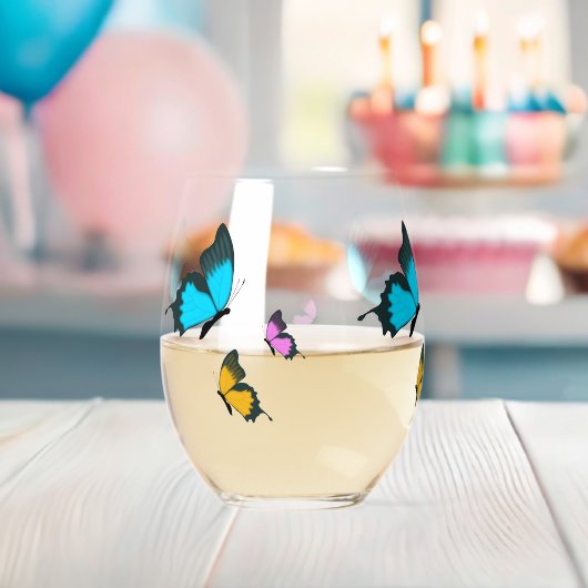 Stemloos wijnglas wijnglas zonder voet (Insitu (Baby Shower))