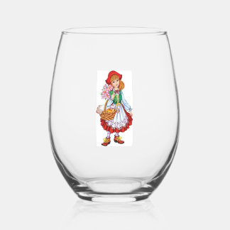 Stemloos wijnglas zonder voet