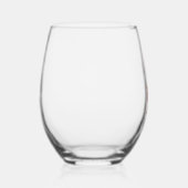 Stemloos wijnglas zonder voet (Rechts)