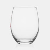 Stemloos wijnglas zonder voet (Links)