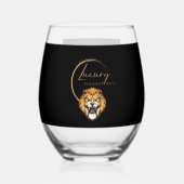 Stemloos wijnglas zonder voet (Voorkant)