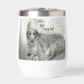 Stemloze wijndroogtrommel (Voorkant)