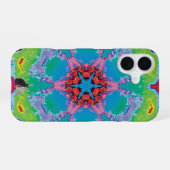 Stemma Kaleidoscoop iPhone 16 Hoesje (Achterkant horizontaal)