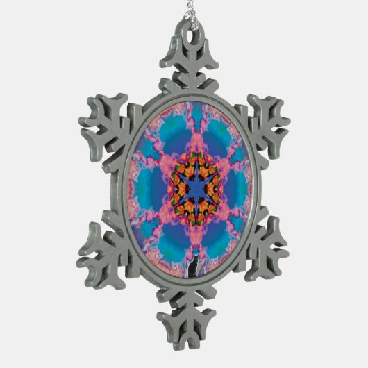 Stemma Kaleidoscope Snowflake Ornament (Links)