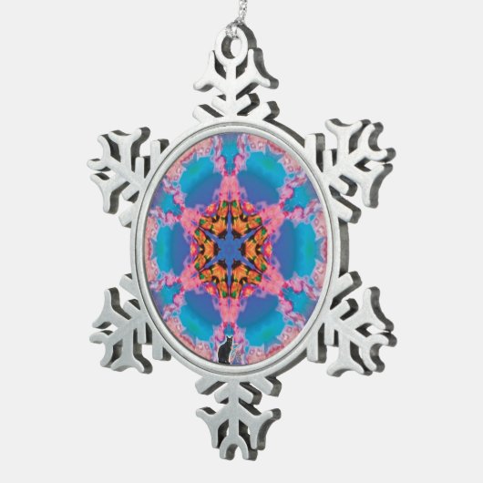 Stemma Kaleidoscope Snowflake Ornament (Rechts)