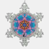 Stemma Kaleidoscope Snowflake Ornament (Voorkant)