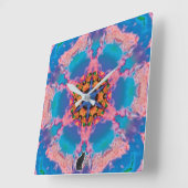 Stemma Kaleidoscope Vierkante Klok (Hoek)