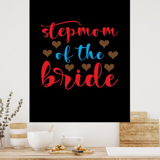 Stemma van de bruid poster (Keuken)
