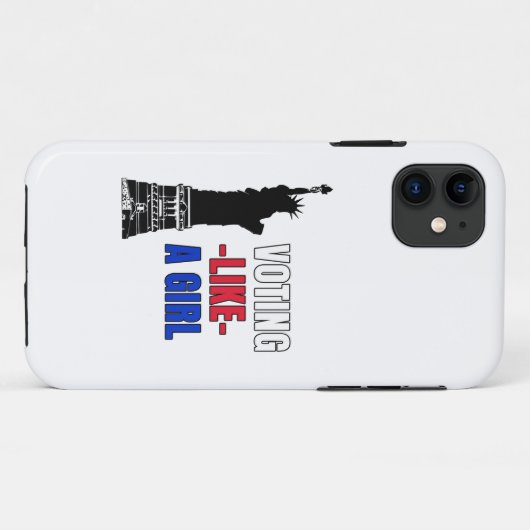 Stemmen als een meisje Case-Mate iPhone case (Achterkant (horizontaal))