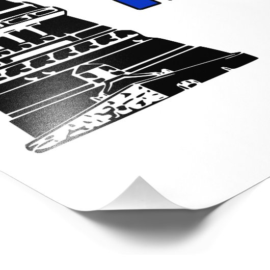 Stemmen als een meisje foto afdruk (Hoek)