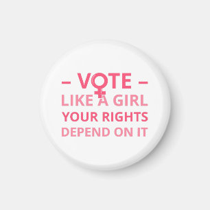 Stemmen als een meisje hangt je rechten ervan af I Magneet