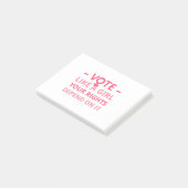 Stemmen als een meisje hangt je rechten ervan af I Post-it® Notes (Schuin)