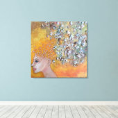 Stemmen Angst Canvas Print (Insitu (Houten vloer))