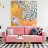 Stemmen Angst Canvas Print (Insitu (Woonkamer))