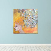 Stemmen Angst Canvas Print (Insitu (Houten vloer))