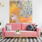 Stemmen Angst Canvas Print (Insitu (Woonkamer))