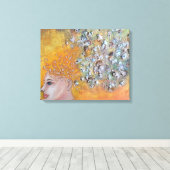 Stemmen Angst Canvas Print (Insitu (Houten vloer))
