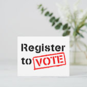 Stemmen Briefkaart (Staand voorkant)