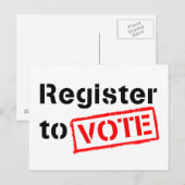 Stemmen Briefkaart (Voorkant / Achterkant)