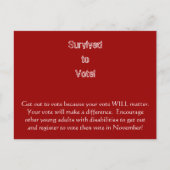 Stemmen Briefkaart (Voorkant)