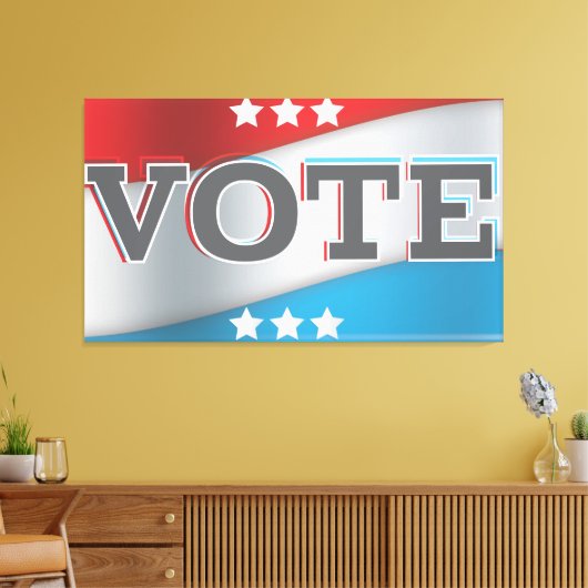stemmen canvas afdruk (Insitu (Woonkamer))