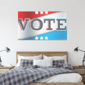 stemmen canvas afdruk (Insitu (Slaapkamer))