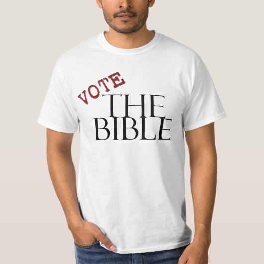 STEMMEN De bijbel T-shirt (Voorkant)