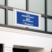 Stemmen Democratie Stemmen Kamala Spandoek (Buitenkant Gebouw)