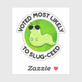 Stemmen die het meest waarschijnlijk is om te snoe sticker (Vel)