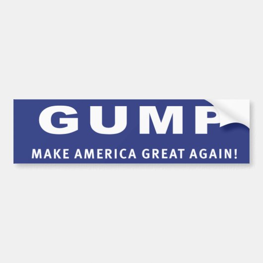 Stemmen! Donald Trump-verkiezingssticker Bumpersticker (Voorkant)
