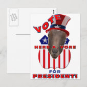 STEMMEN HERB A VORE FOR PRESIDENT! GOT BRIEFKAART (Voorkant / Achterkant)