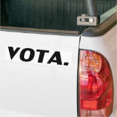 Stemmen in het Spaans, zwart-wit, modern Bumpersticker (Op Truck)