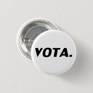 Stemmen in het Spaans, zwart-wit, modern Ronde Button 3,2 Cm