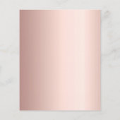 Stemmen in het stemmenu roze floralen stoffig roos flyer (Achterkant)