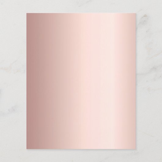 Stemmen in het stemmenu roze floralen stoffig roos flyer (Achterkant)