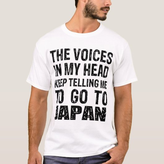 Stemmen in mijn hoofd Japan T-shirt (Voorkant)