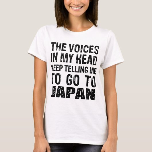 Stemmen in mijn hoofd Japan T-shirt (Voorkant)
