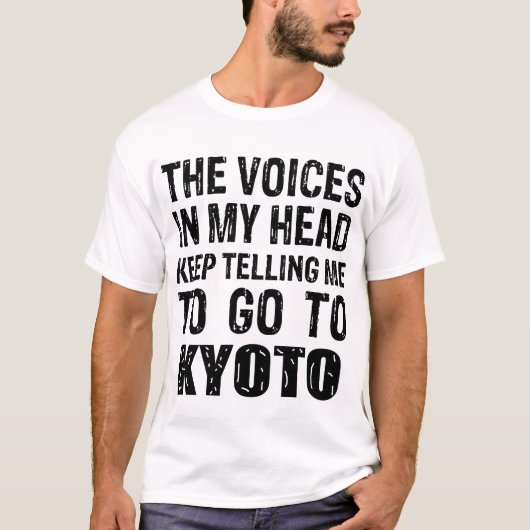 Stemmen in mijn hoofd Kyoto T-Shirt (Voorkant)