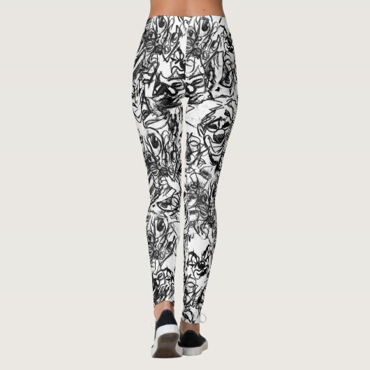 Stemmen in mijn hoofd leggings (Achterkant)