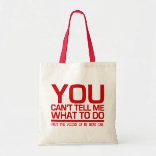 STEMMEN IN MIJN HOOFDtas - kies stijl en kleur Tote Bag