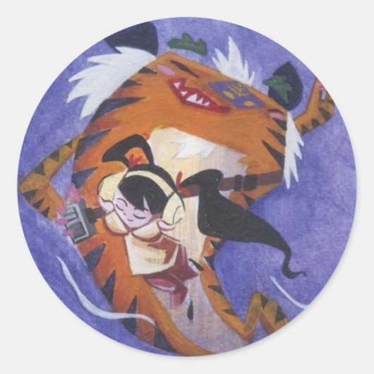 Stemmen in Shanghai Ronde Sticker (Voorkant)