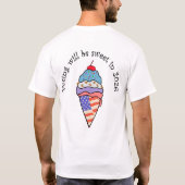 Stemmen is zo lekker t-shirt (Achterkant)