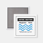 Stemmen Magneet (Voorkant / Achterkant)